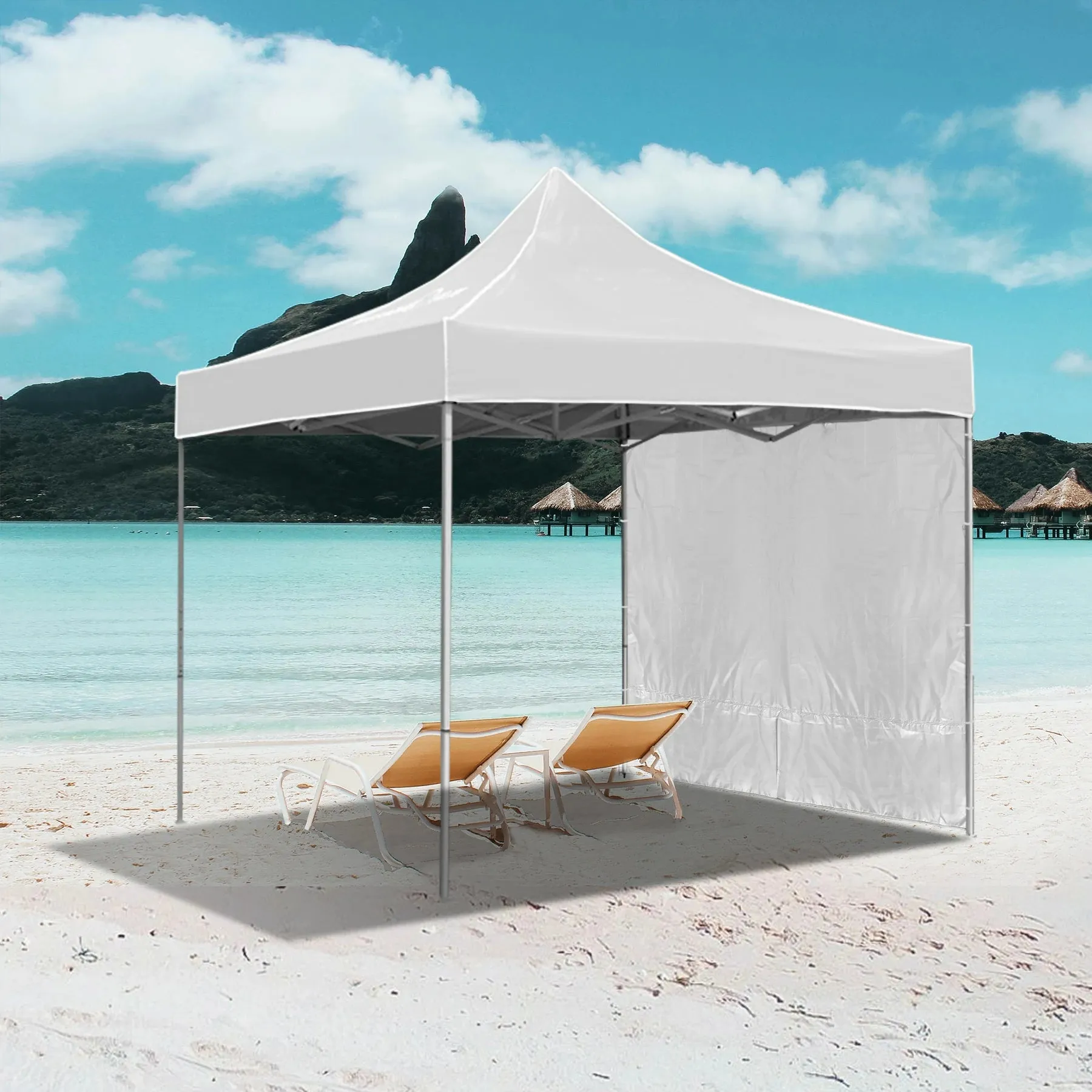 10x6.2ft Instant Canopy Sidewall for 10x10ft Pop Up Canopy