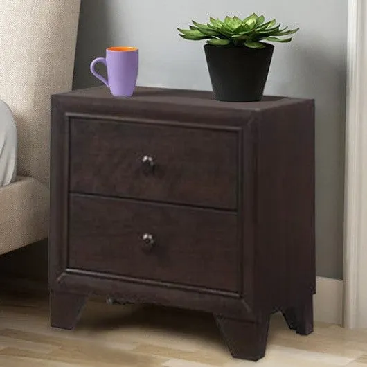 2 Drawers Sofa Beside Storage Organizer Nightstand