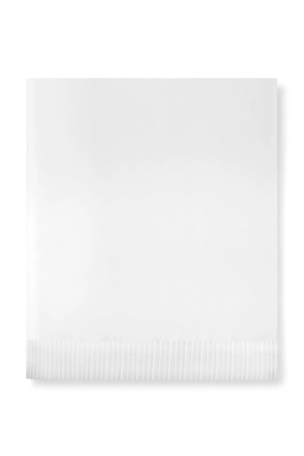 200TC Pleated Percale Flat Sheet | Amalia Home Luna