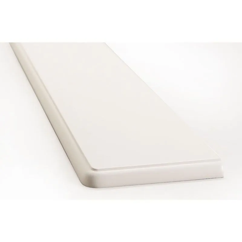 24" Radiator Shelf White