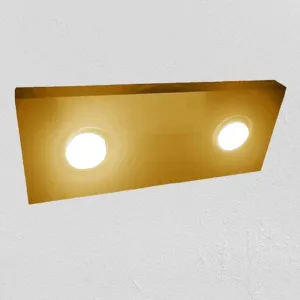 48"x10"x2.0" (cm.121.9x25.4x5.1) painted stainless floating shelf with 2 LED lights