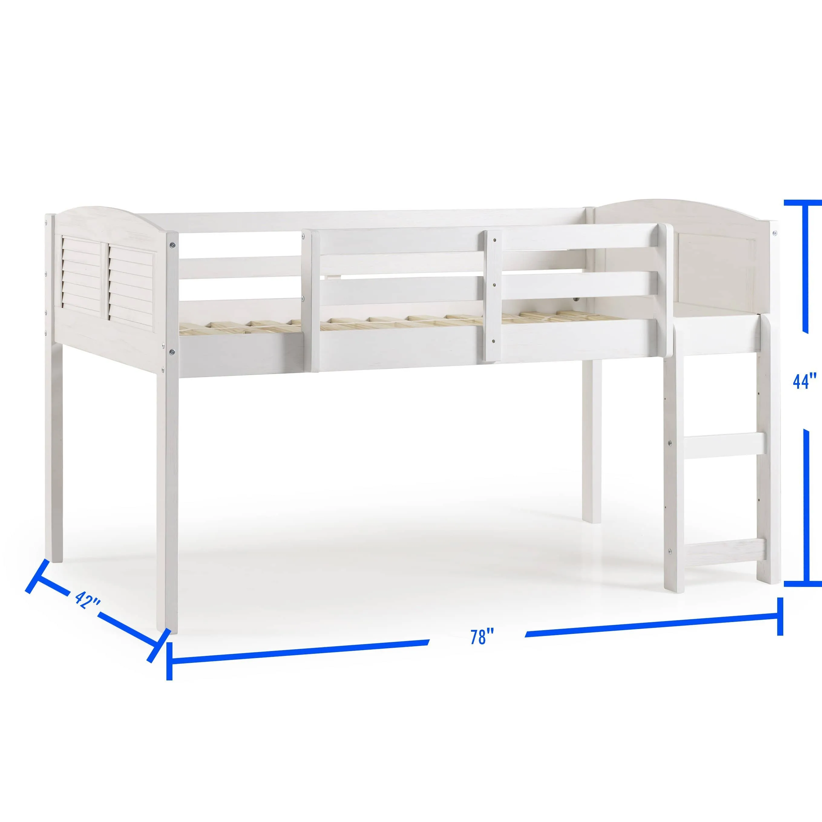 Adalyn White Loft Beds for Kids