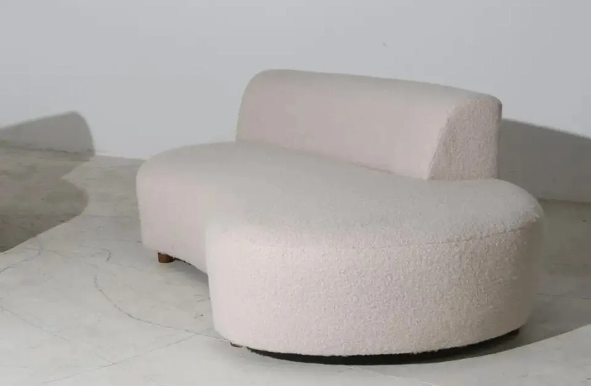 Alexis Boucle Curve Sofa