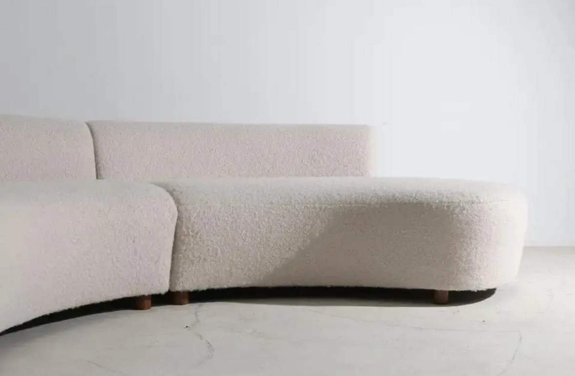 Alexis Boucle Curve Sofa