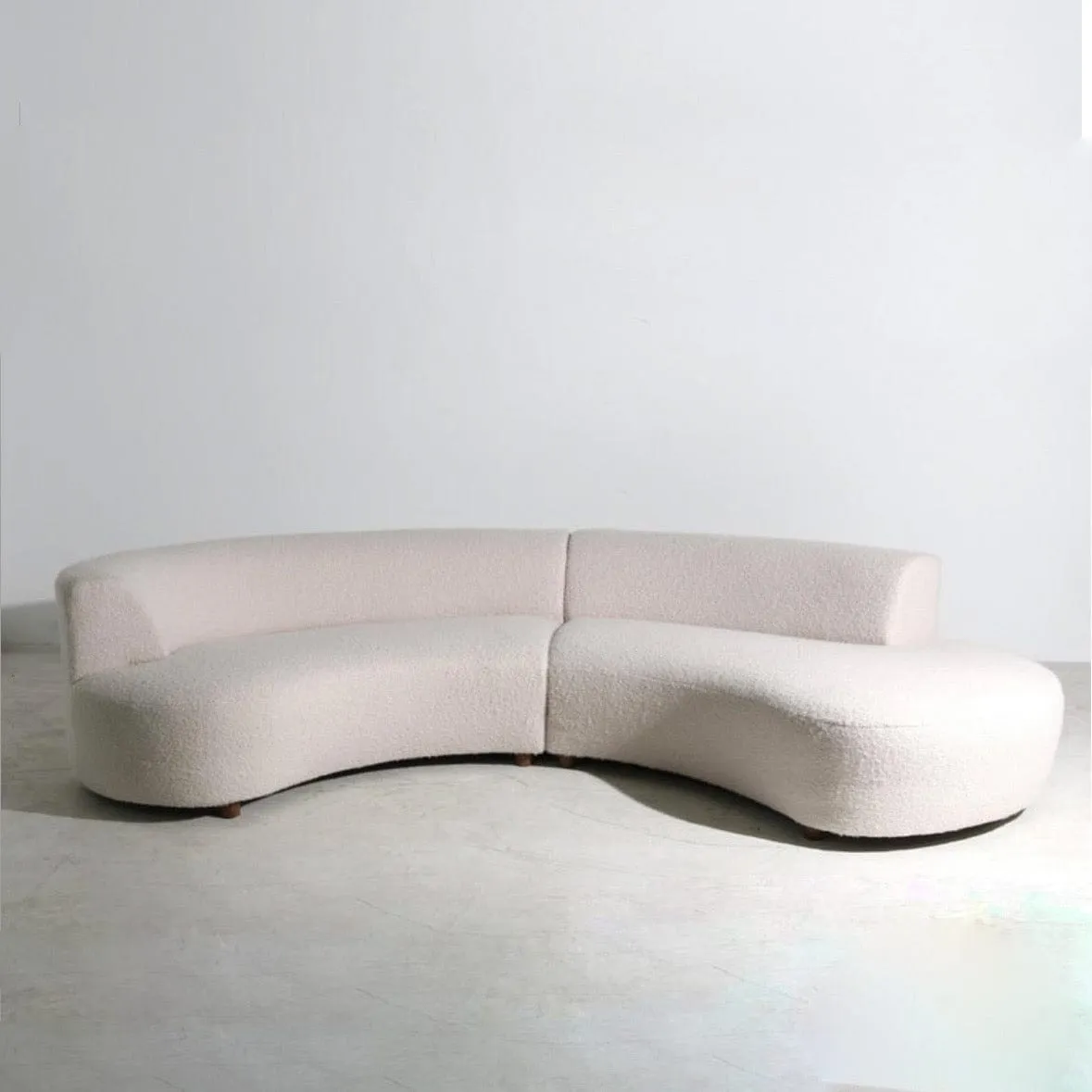 Alexis Boucle Curve Sofa