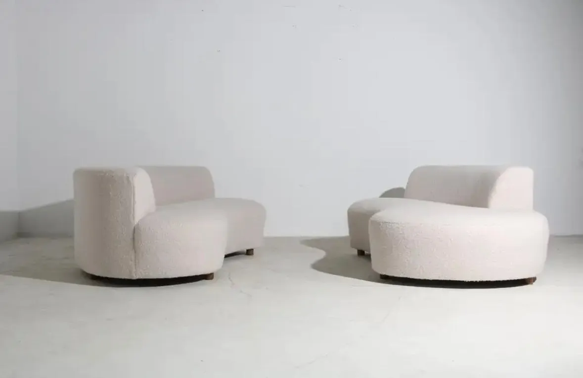 Alexis Boucle Curve Sofa