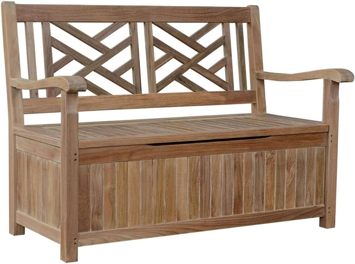 Anderson Teak BH-153SB Vilano Storage Bench