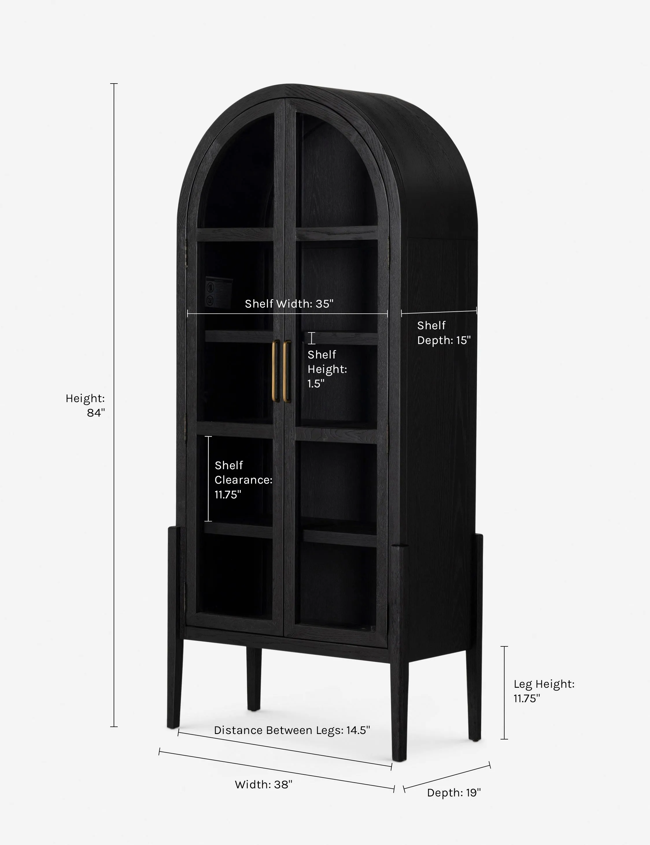 Apolline Curio Cabinet