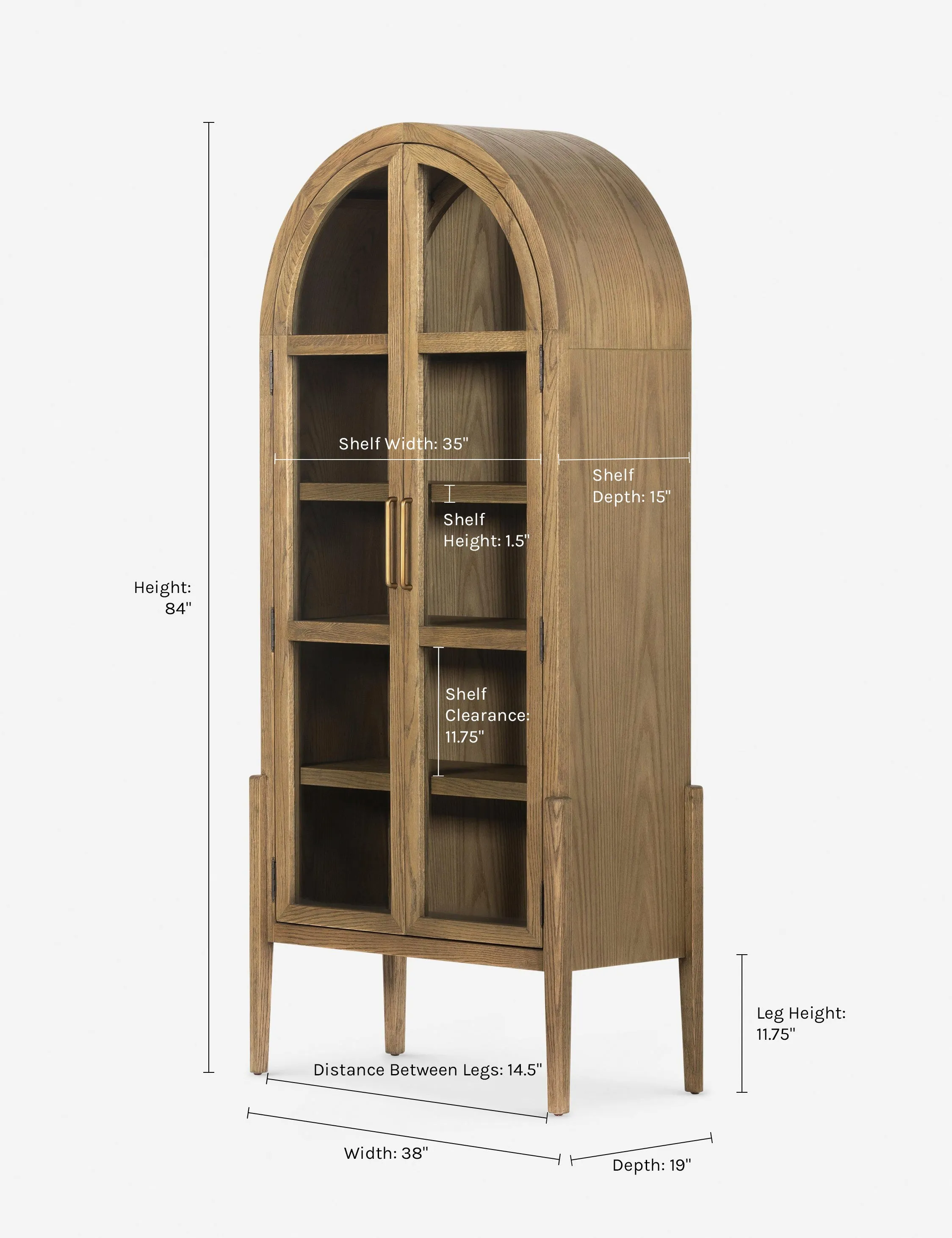 Apolline Curio Cabinet