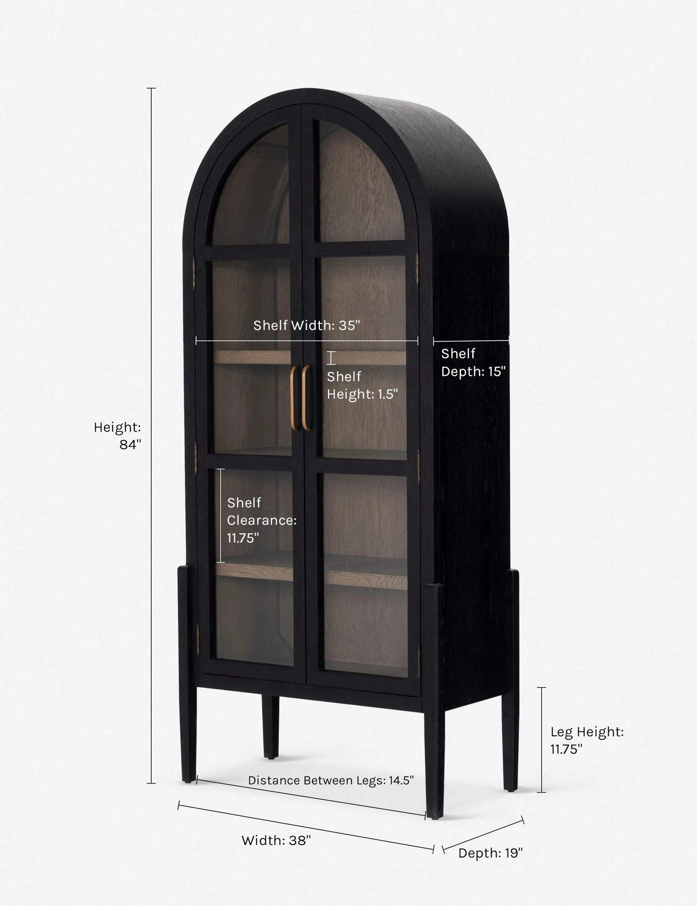 Apolline Curio Cabinet