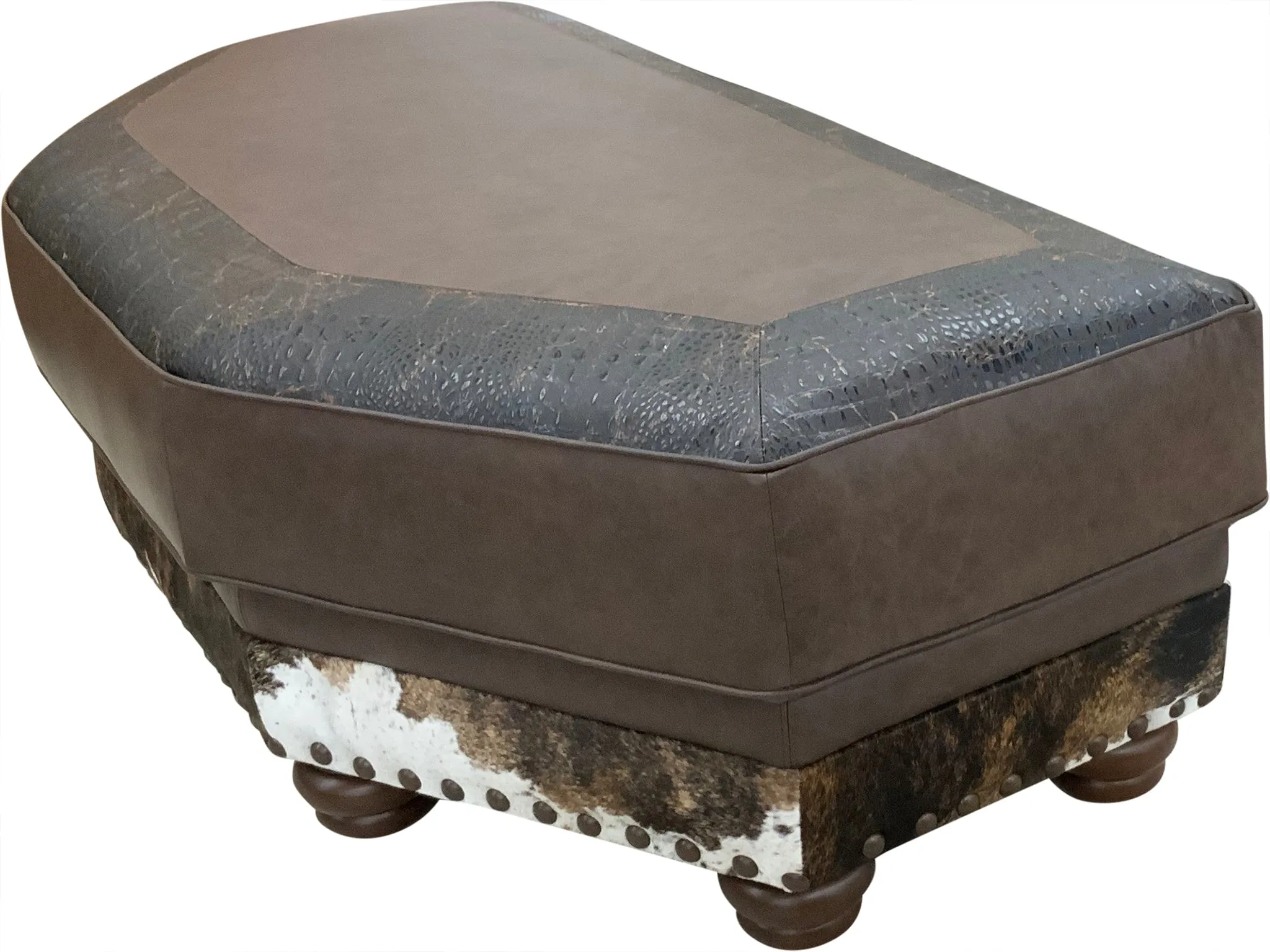 Arroyo Western Conversational Ottoman