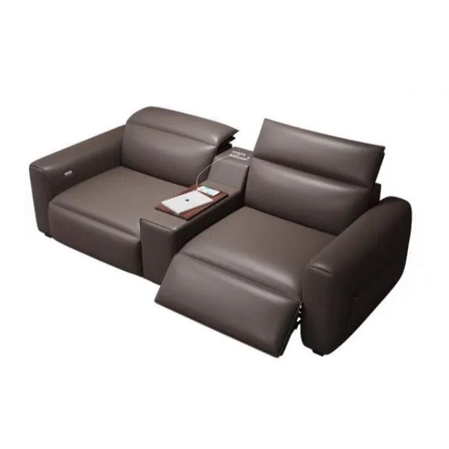 Athena Electric Recliner Leather Sofa