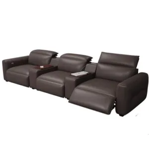 Athena Electric Recliner Leather Sofa