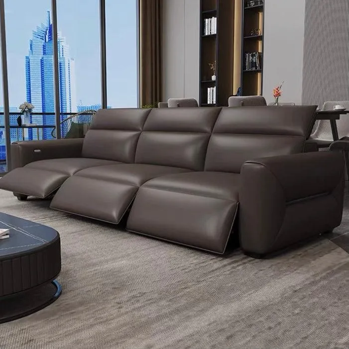 Athena Electric Recliner Leather Sofa