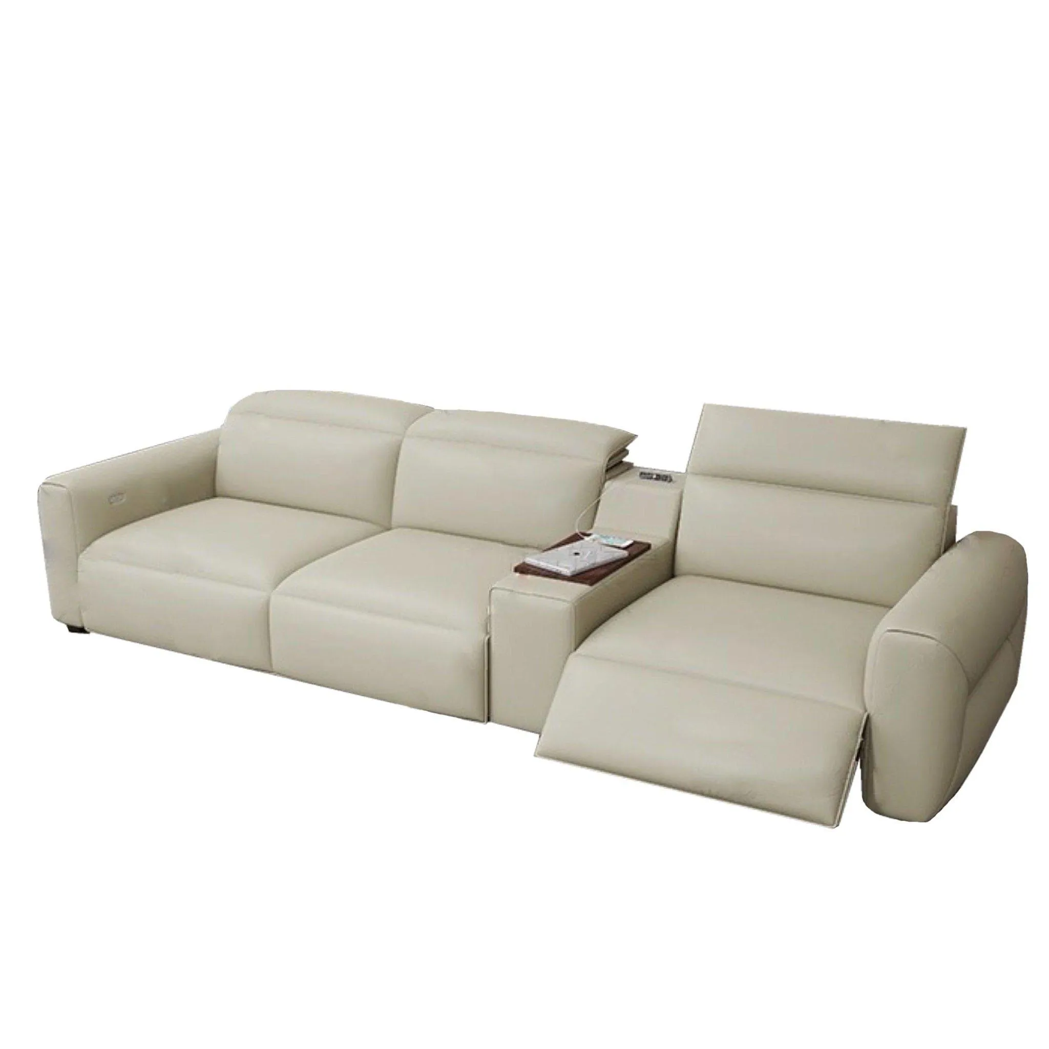 Athena Electric Recliner Leather Sofa