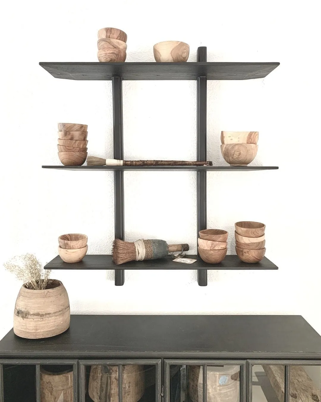 Bali Shelf | Black 90x20x100cm