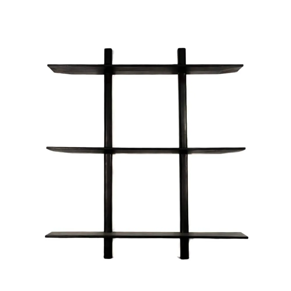 Bali Shelf | Black 90x20x100cm