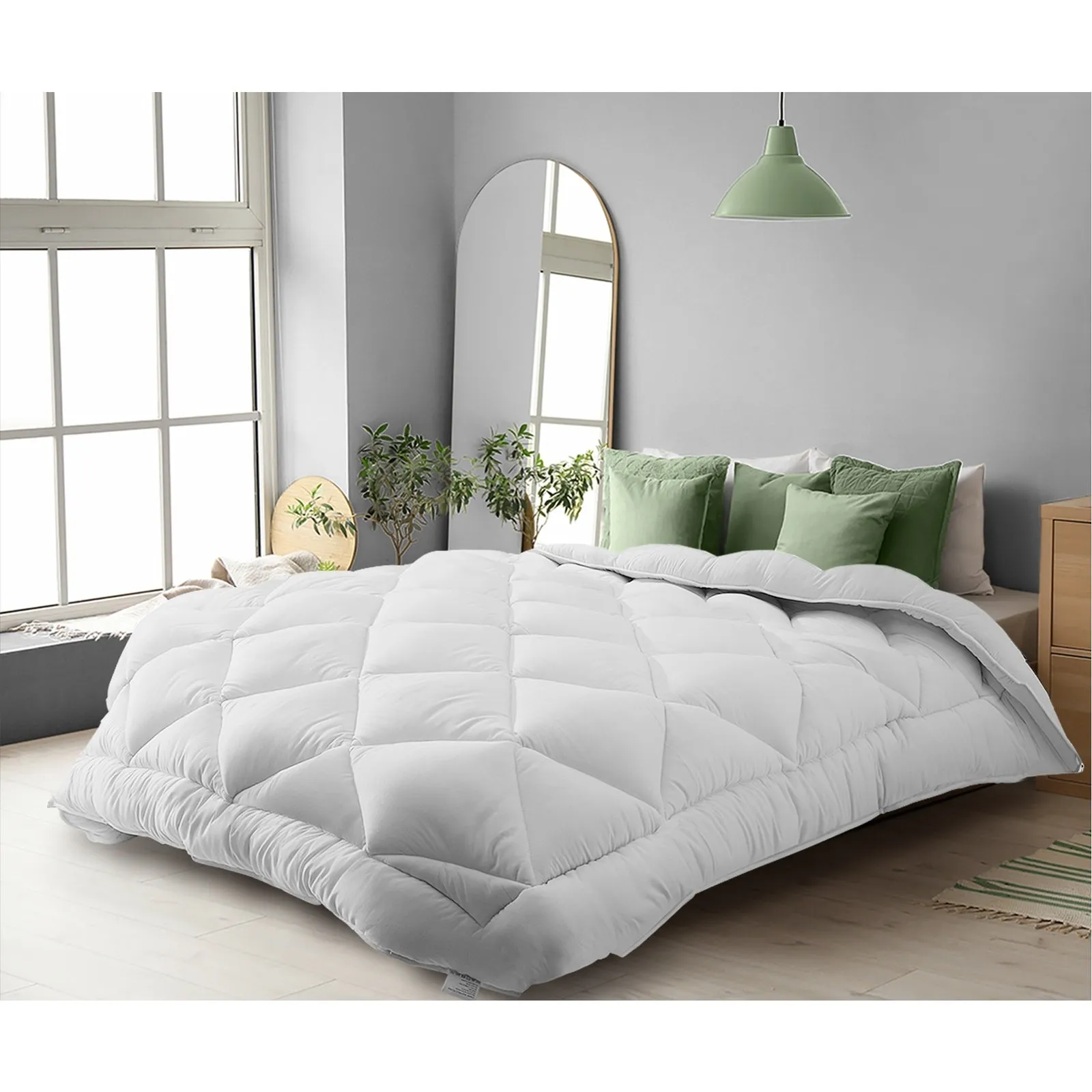 Bedra Bamboo Microfibre Quilt Microfiber 750GSM Duvet Doona Queen All Season