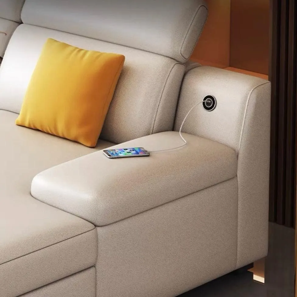 Bell Sectional L-shape Storage Sofa Bed