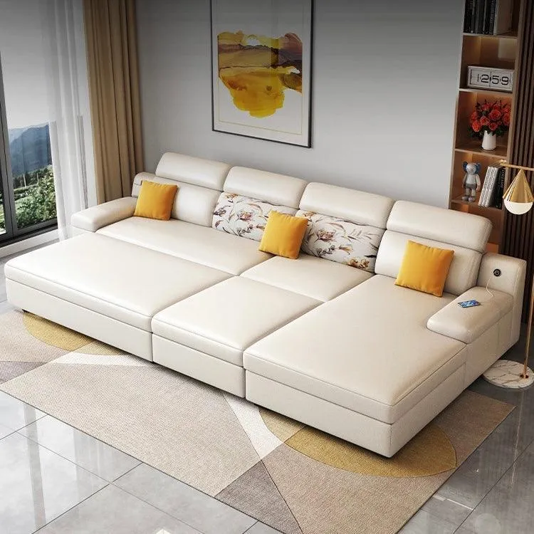 Bell Sectional L-shape Storage Sofa Bed