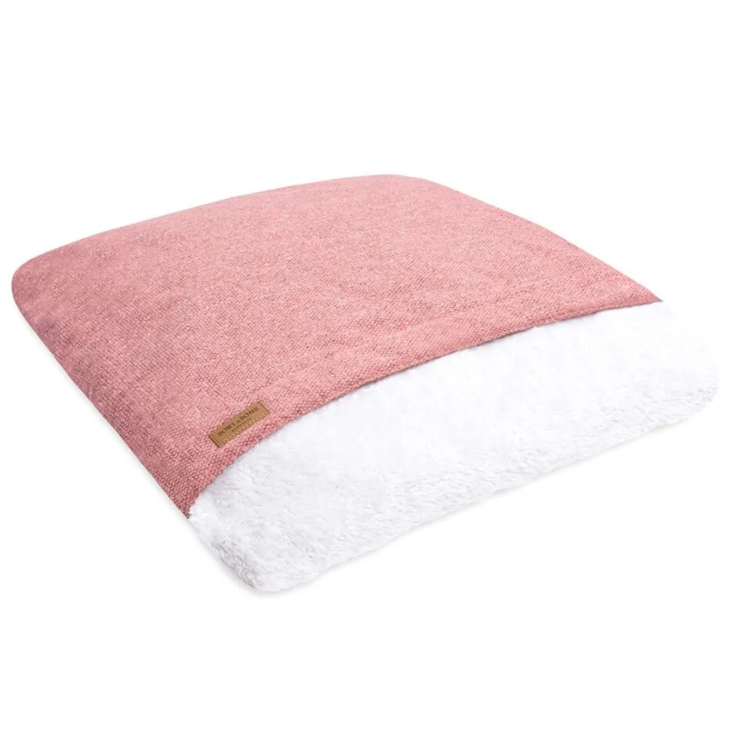 Bowl and Bone Bliss Dog Sleeping Bag Pink