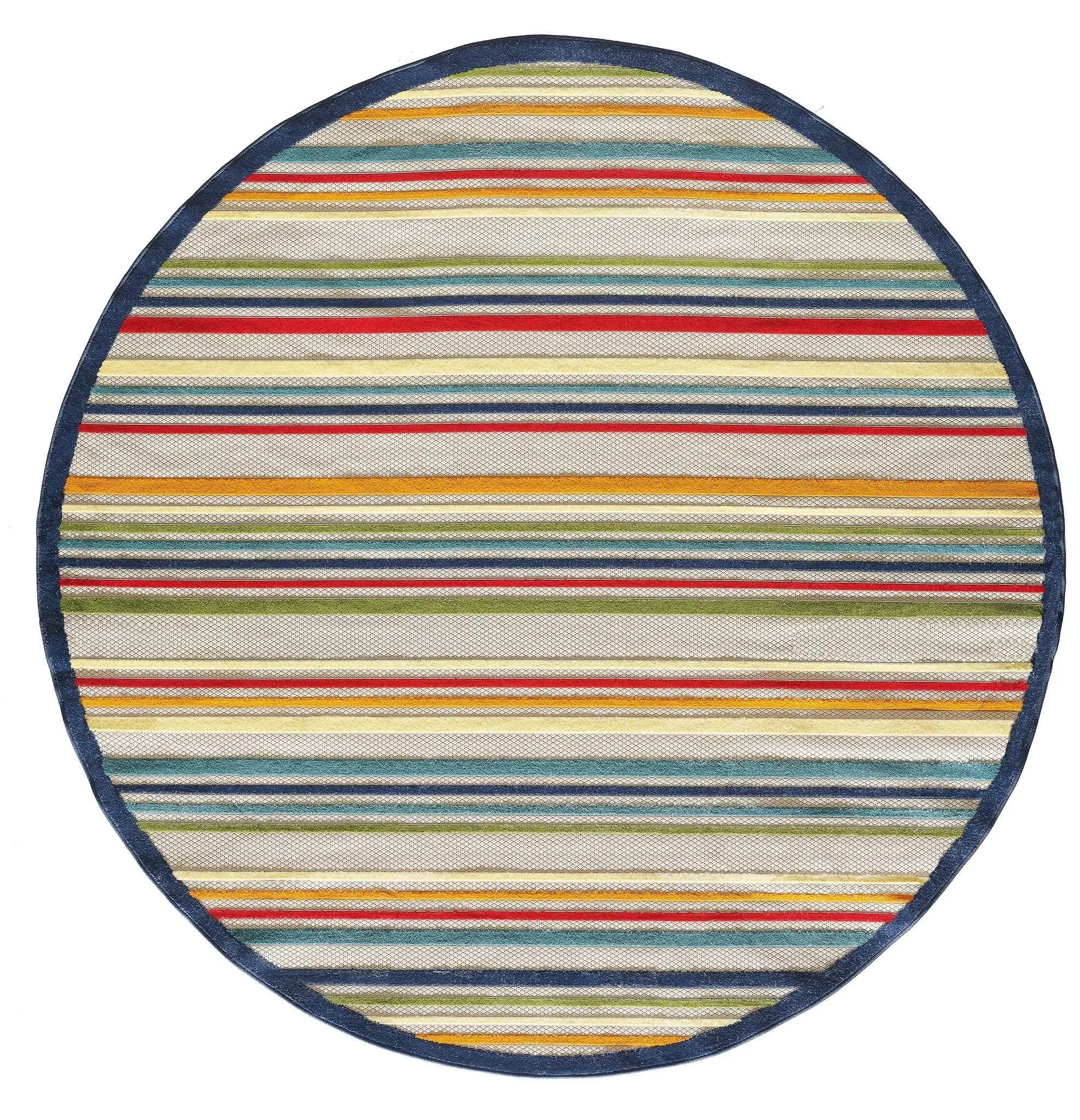 Calla 6927 Ivory/Multi Stripes Rug