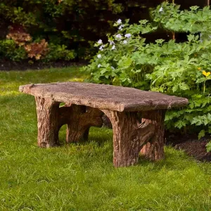 Campania International Faux Bois Bench