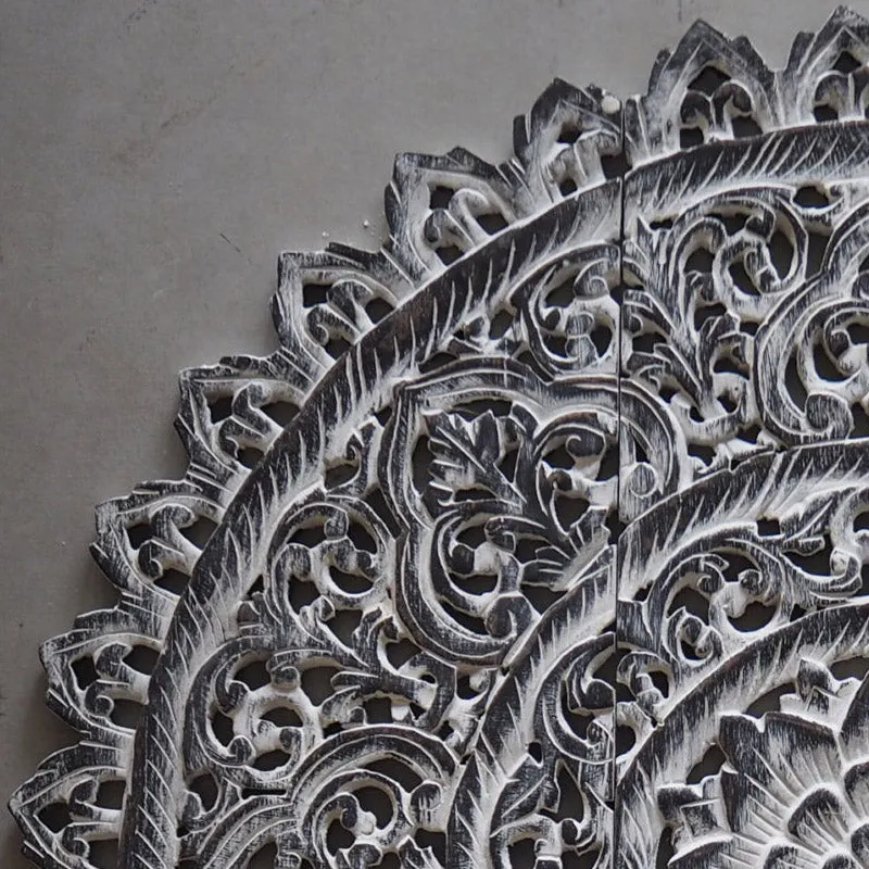 Cassia Carved Rounded Wall Panel