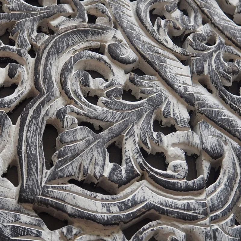 Cassia Carved Rounded Wall Panel