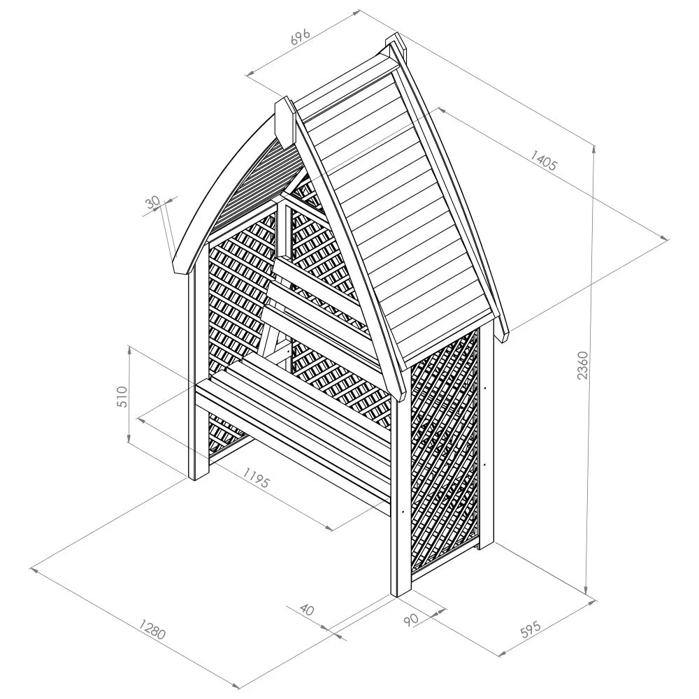 Chepstow Garden Arbour