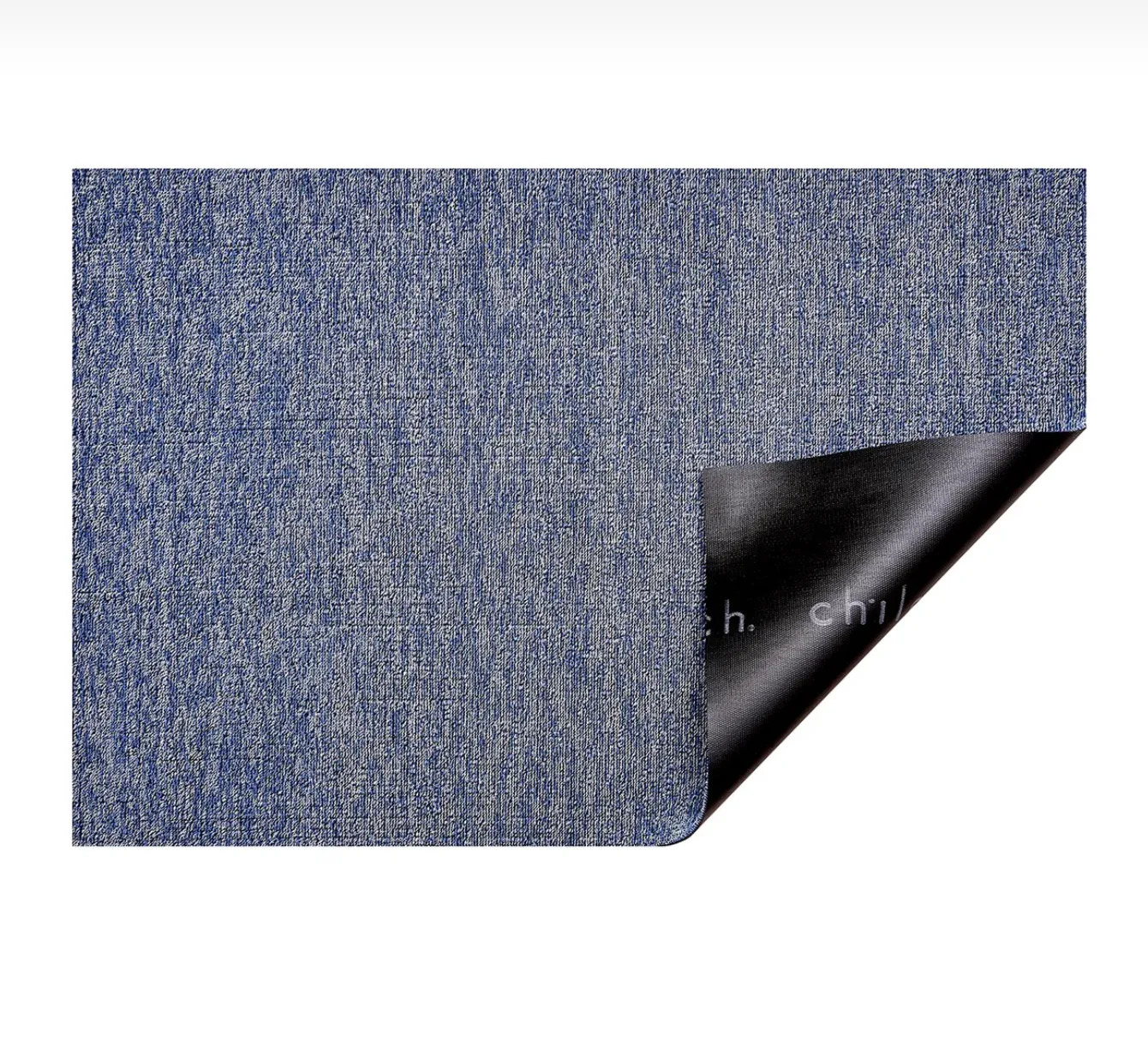 Chilewich Indoor Outdoor Shag Doormat - Heathered / Cornflower / 18x28"