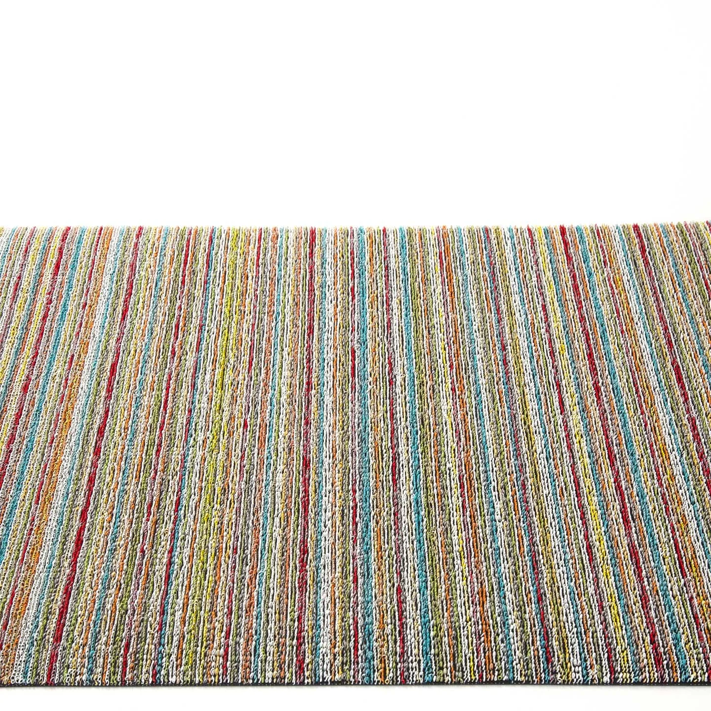 Chilewich Shag Rugs / Skinny Stripe Soft Multi