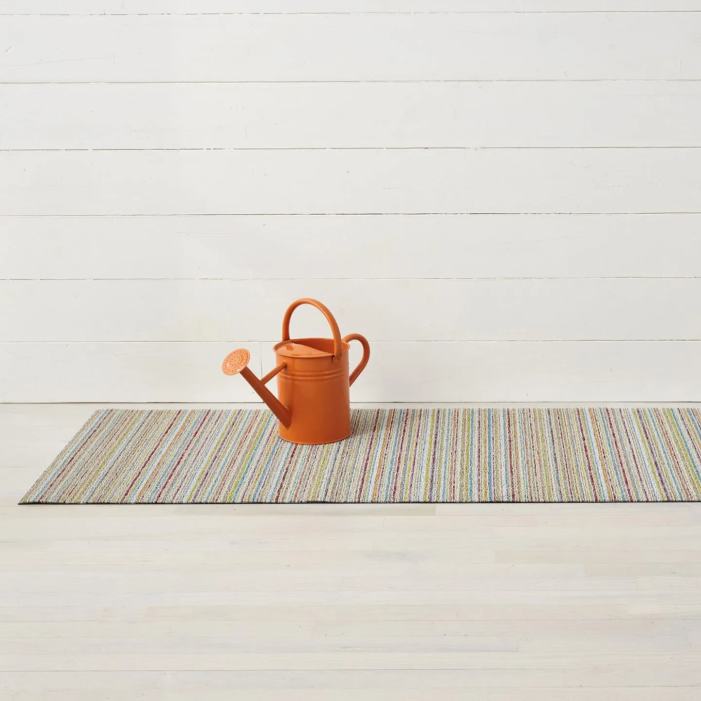 Chilewich Shag Rugs / Skinny Stripe Soft Multi