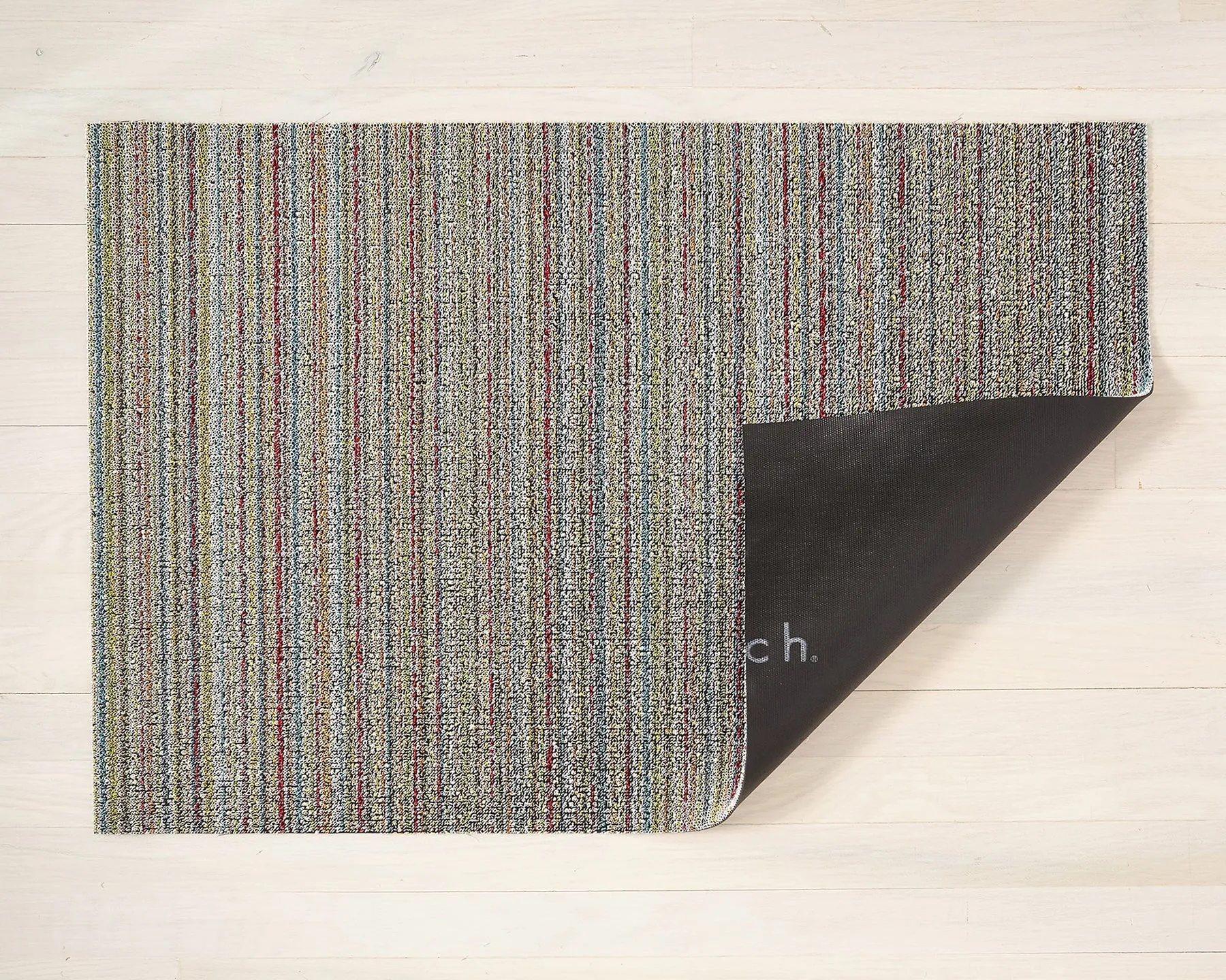 Chilewich Shag Rugs / Skinny Stripe Soft Multi