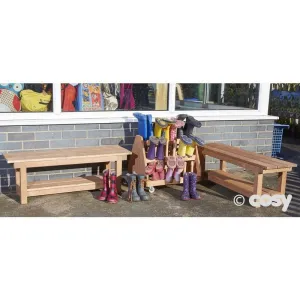 Cosy Outdoor Shoe Benches (2pk) (Direct Shipping Item)