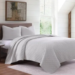 Cotton Comfort Gray Quilt Set