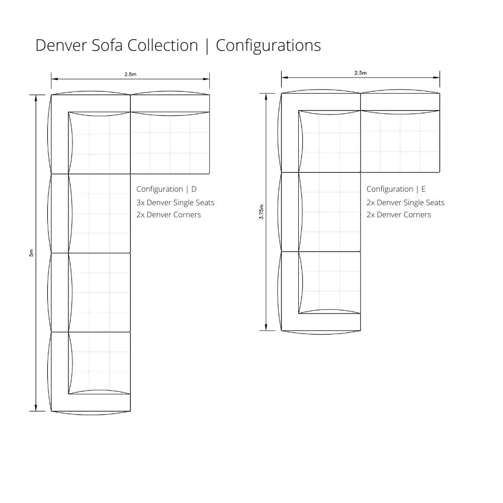 DENVER SOFAS | SINGLE SEAT