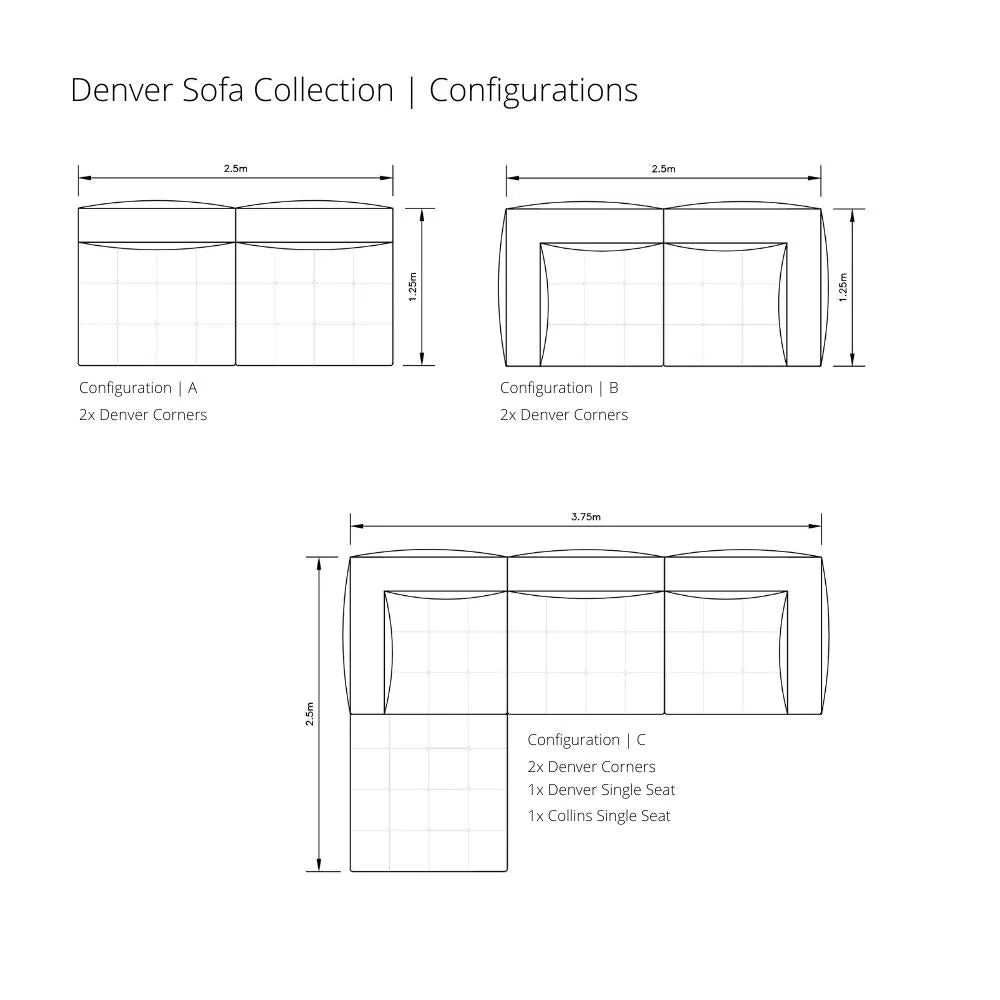 DENVER SOFAS | SINGLE SEAT