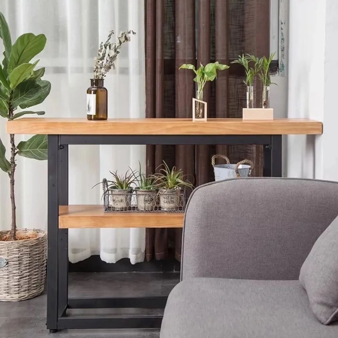 Display Wooden Console Table