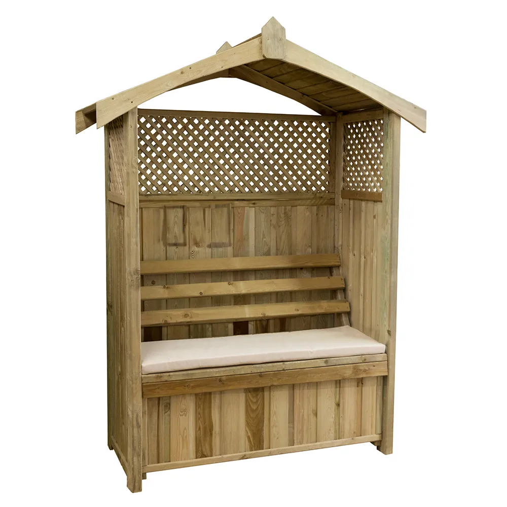 Dorset Arbour with Storage Box