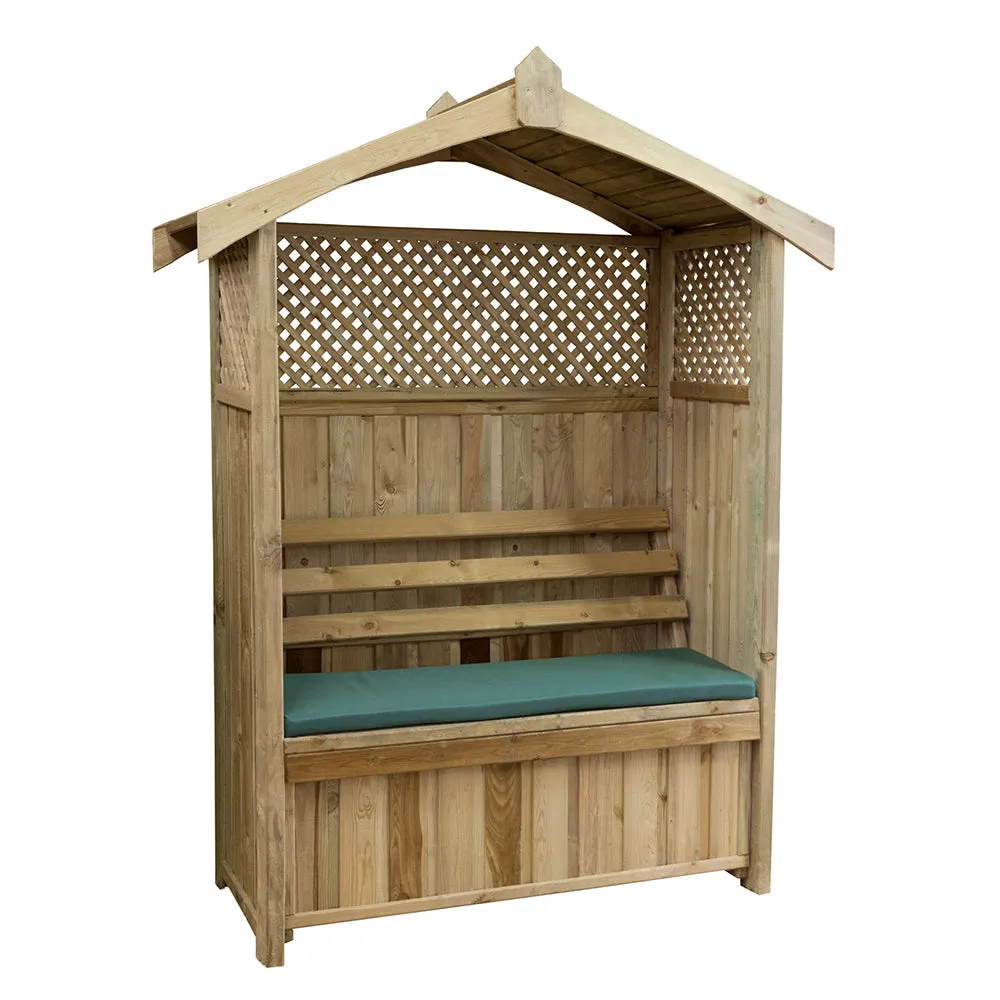 Dorset Arbour with Storage Box