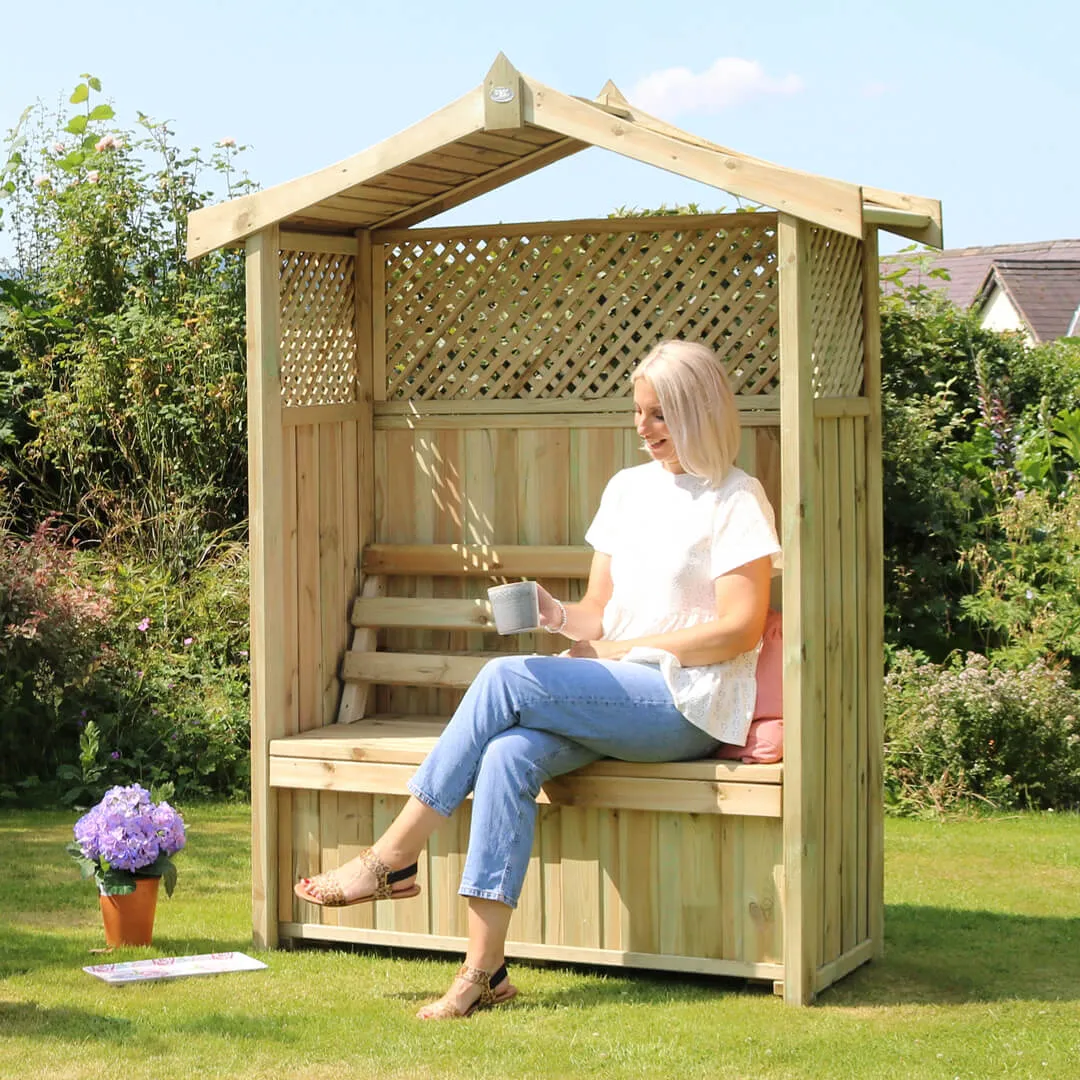 Dorset Arbour with Storage Box