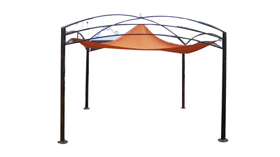 Duoyes Stylish Outdoor Patio Shade, Pergola Outdoor Gazebo in Steel Frame with Waterproof Shade