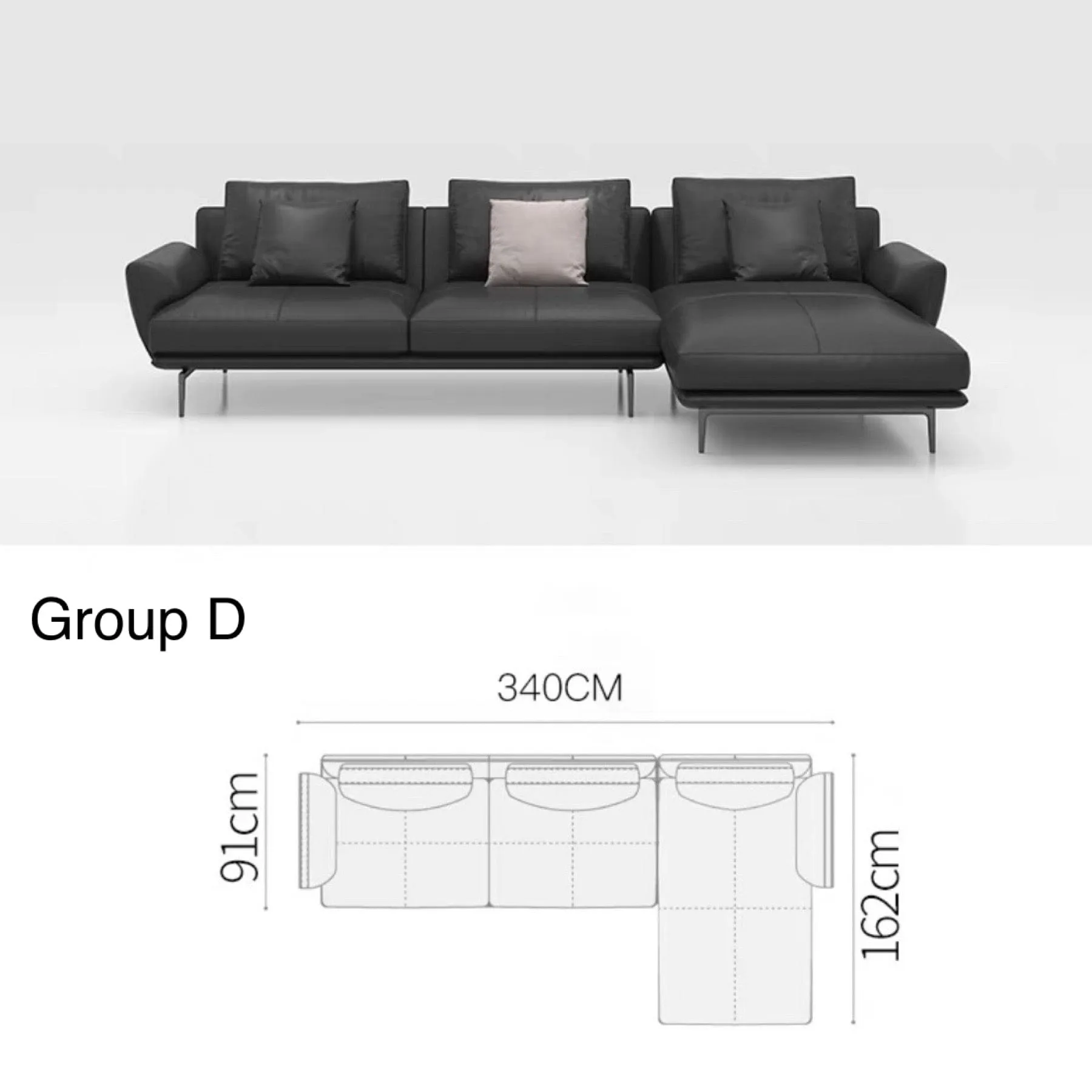 Emmanuel Angular Sectional Sofa