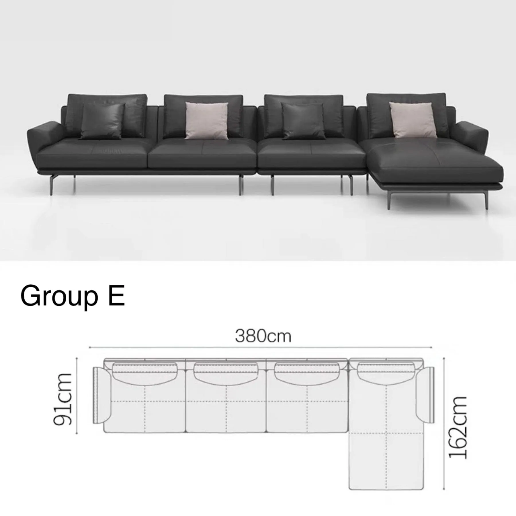 Emmanuel Angular Sectional Sofa