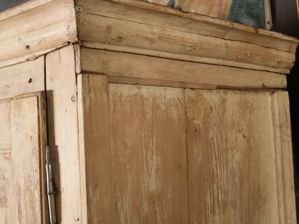 Extra-large double Italian wooden armoire - Early 19th-Century - 104¾" wide