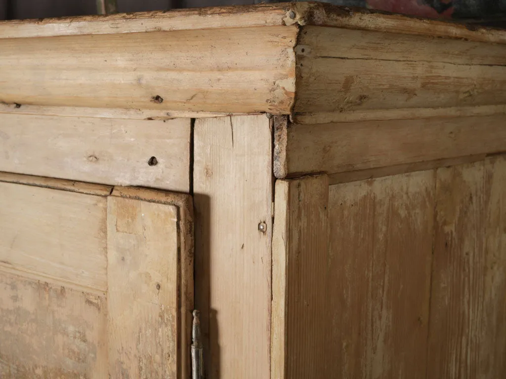 Extra-large double Italian wooden armoire - Early 19th-Century - 104¾" wide