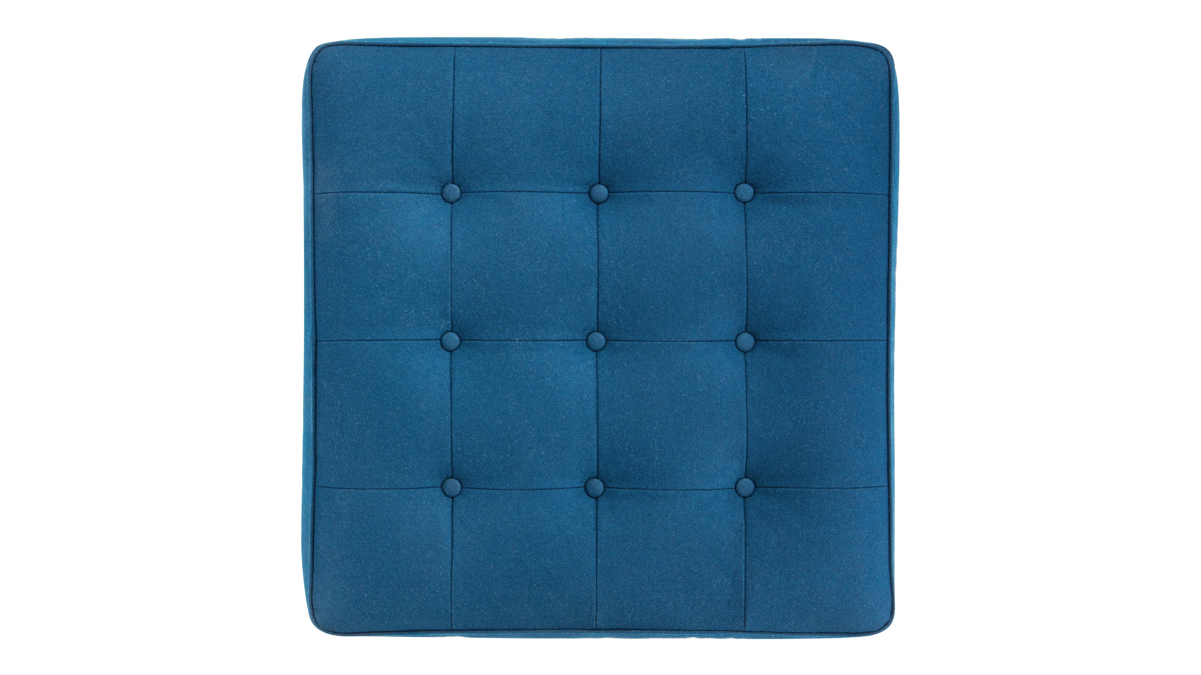 Florence - Florence Ottoman, Indigo Blue Wool