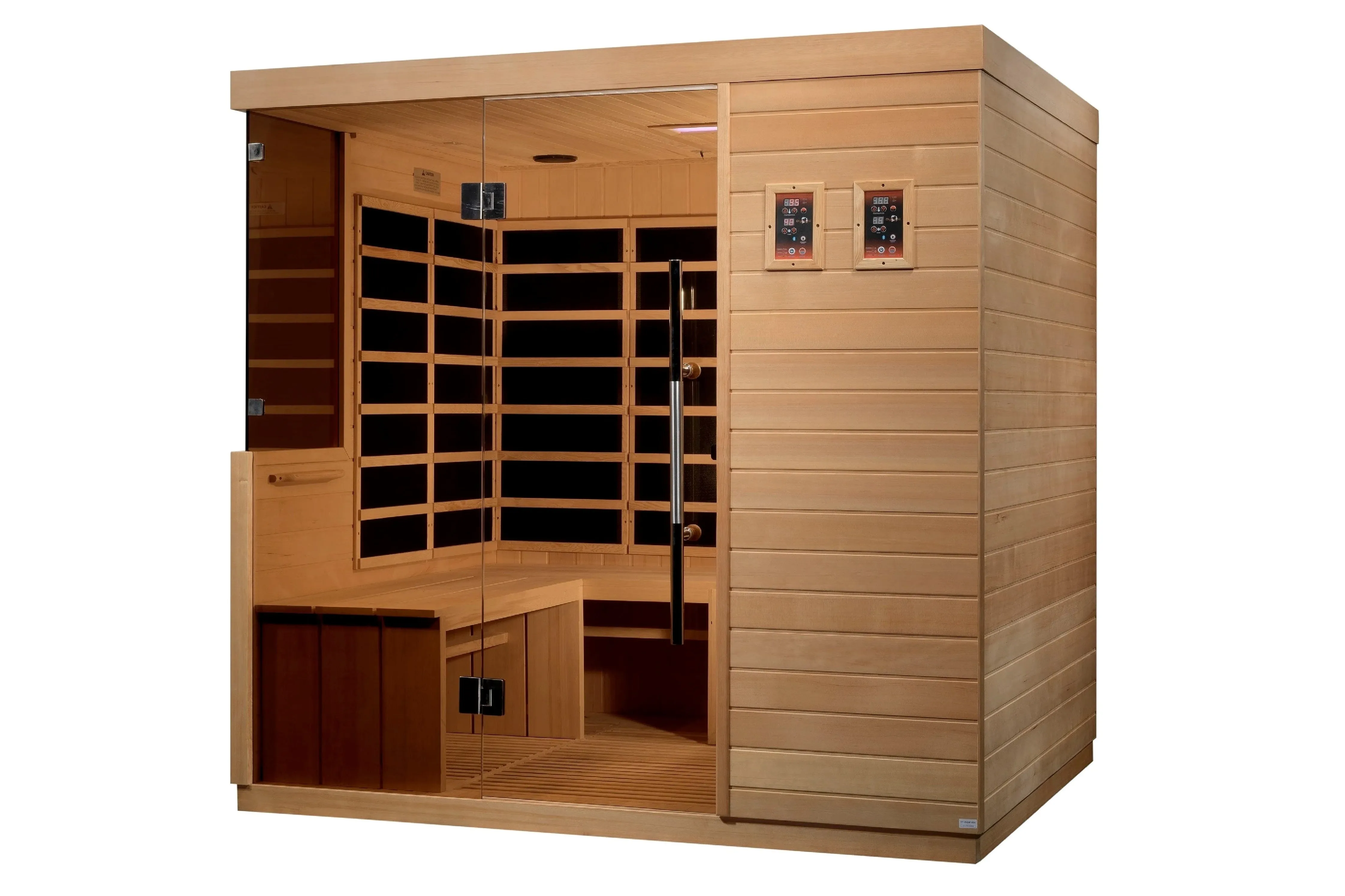 Golden Designs Dynamic "La Sagrada" 6 Person Indoor Ultra Low EMF FAR Infrared Sauna