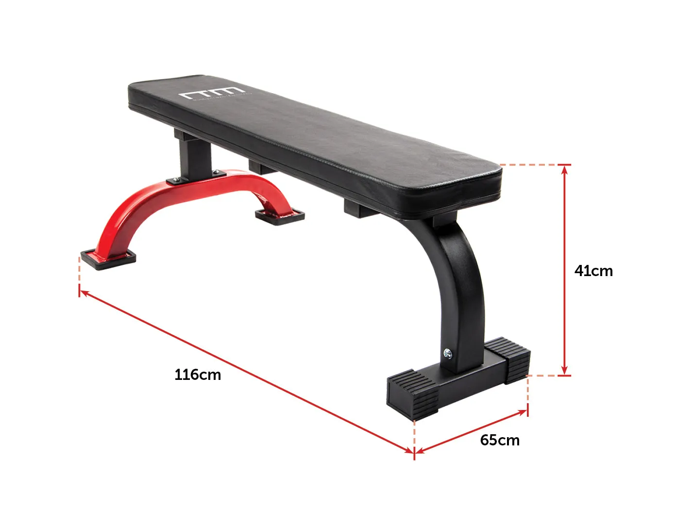 Heavy-Duty Fitness Flat Bench Press, 300kg Capacity